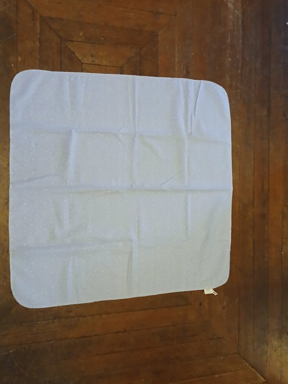 Parent's Choice Baby Blue with White Poka Dots - 29" x 28"